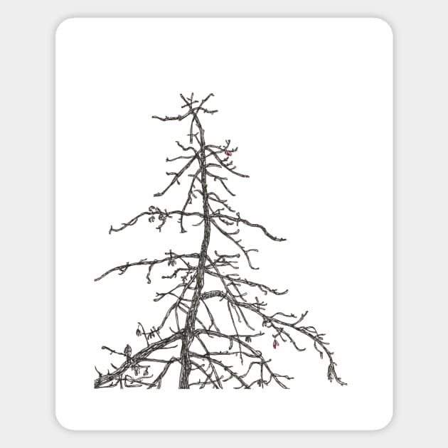 Winter Tree Sticker by marianasantosart